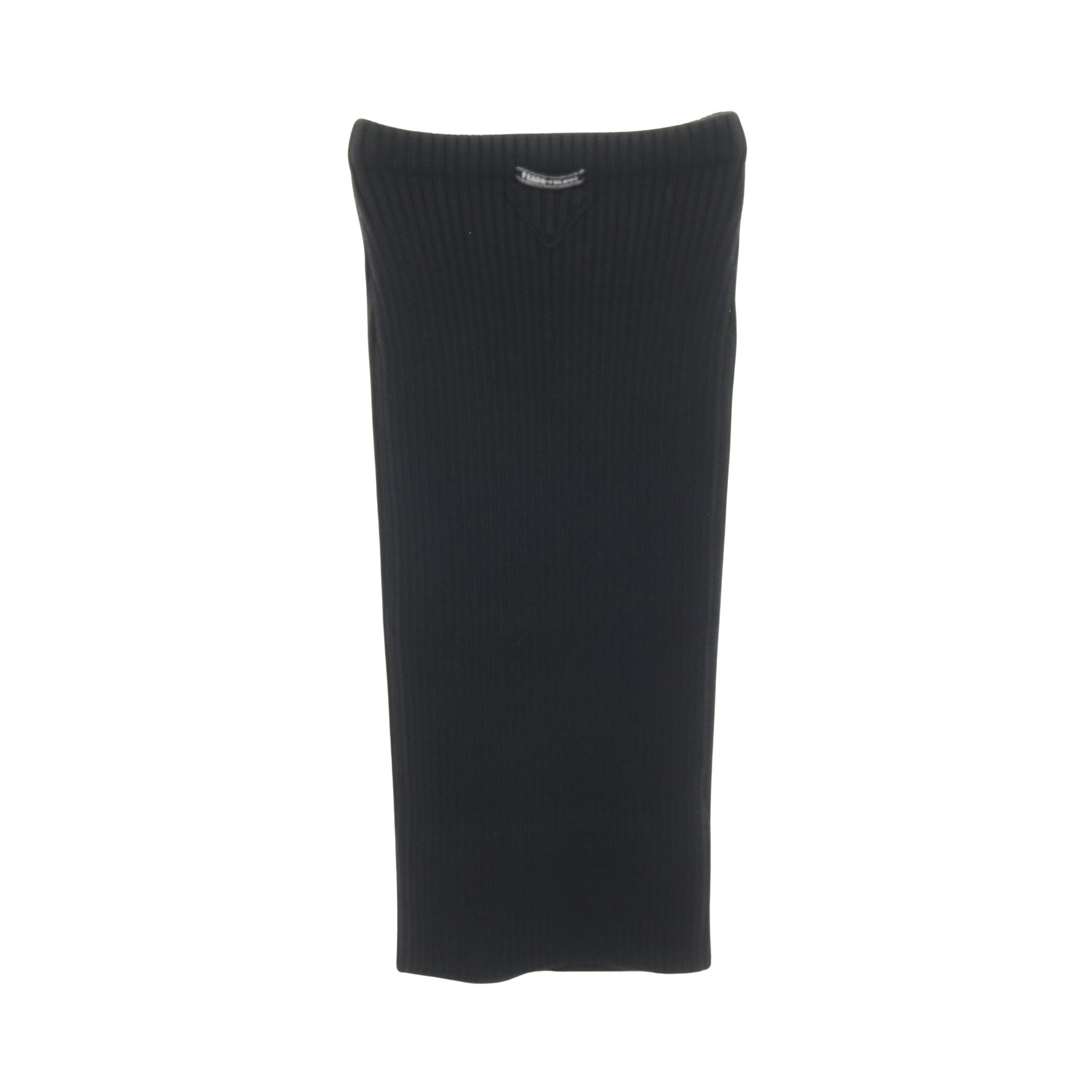 PRADA スリムフィット リブニット スカート ウール ブラック プラダ　36 スリムフィット リブニット スカート ウール ブラック プラダ – RECLO