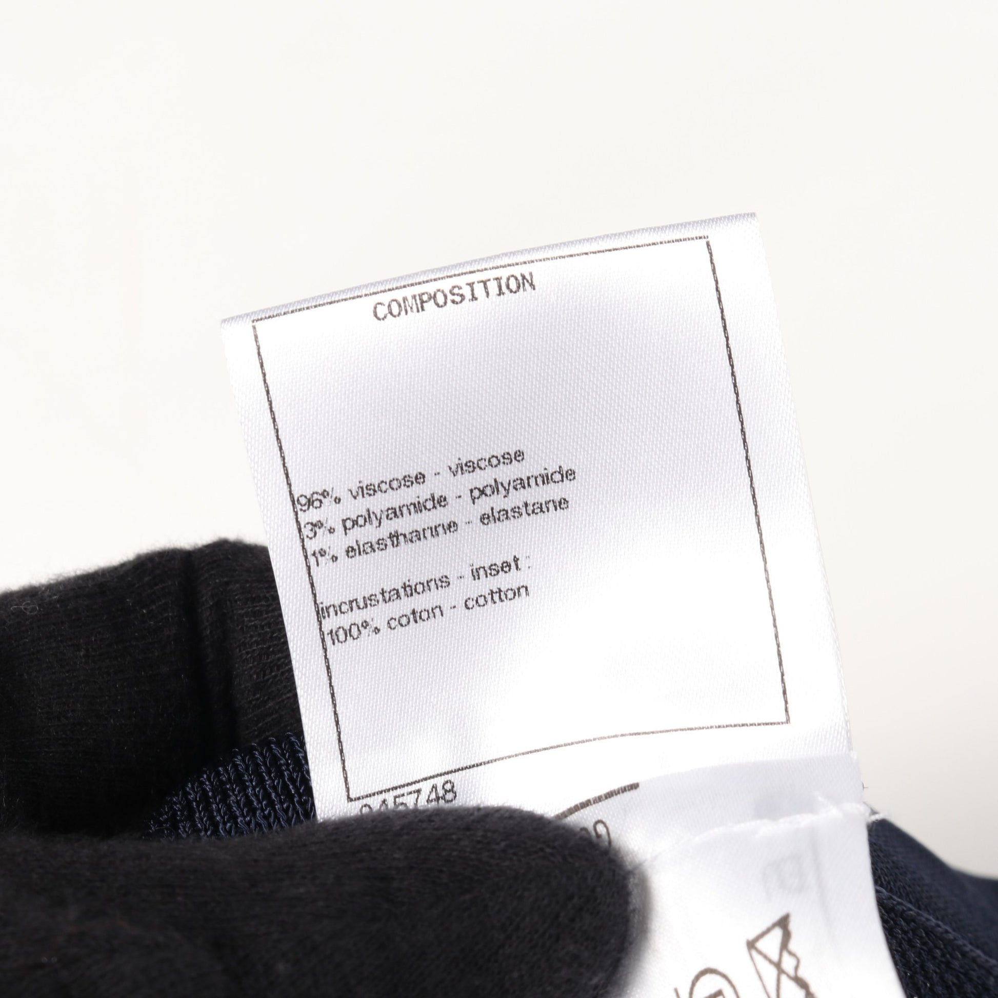 ココマークボタン レースポケット ニットパンツ イージーパンツ ビス  