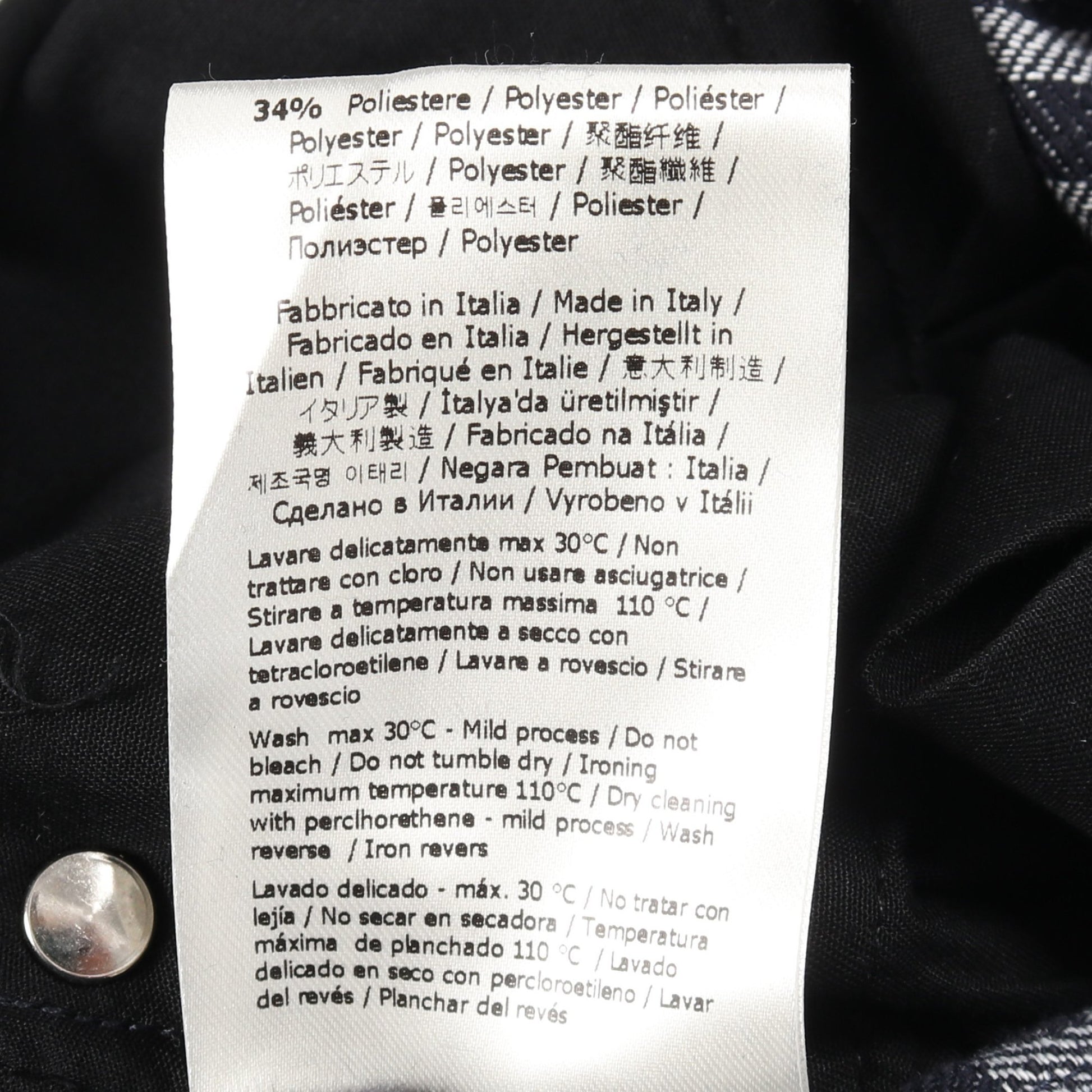 ズッカ デニムパンツ コットン インディゴブルー フェンディ ボトムス FENDI