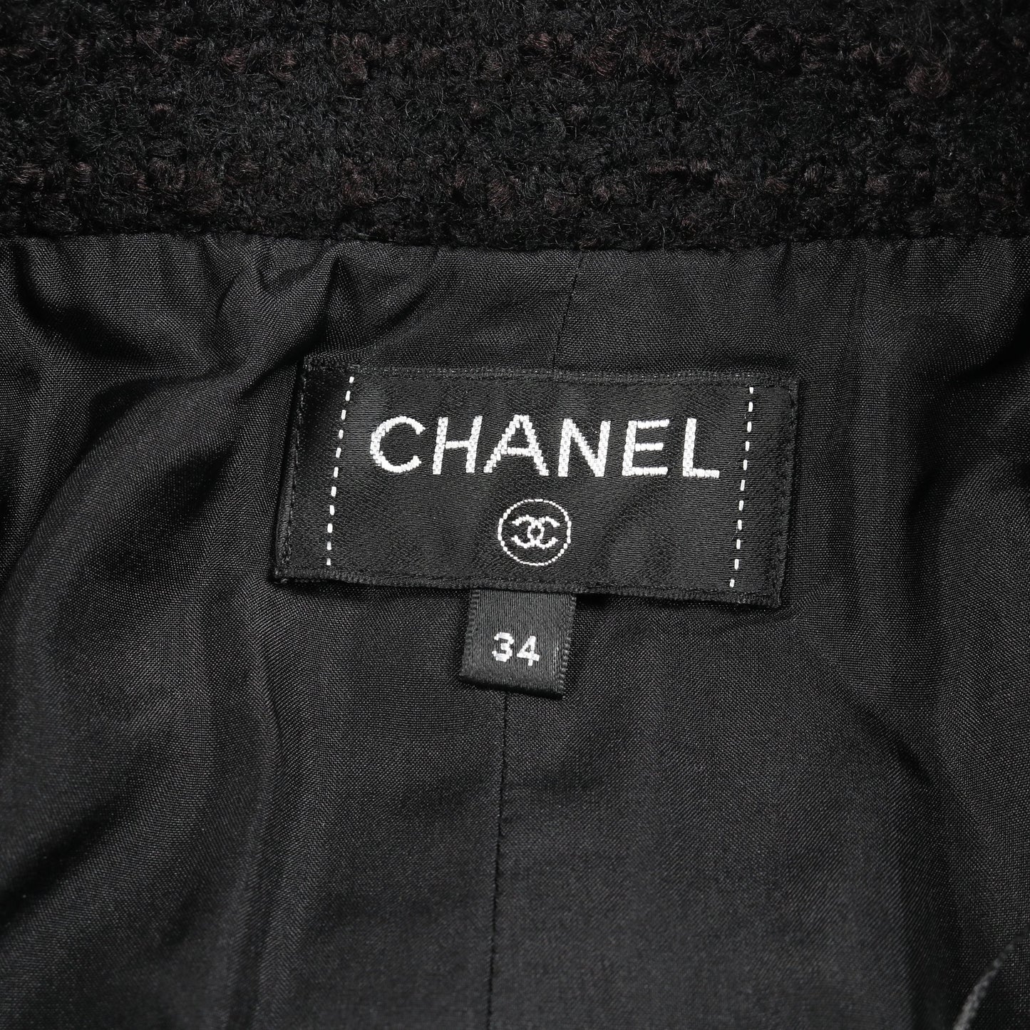 ココマークボタン ツイード スカート ウール ブラック シャネル ボトムス CHANEL