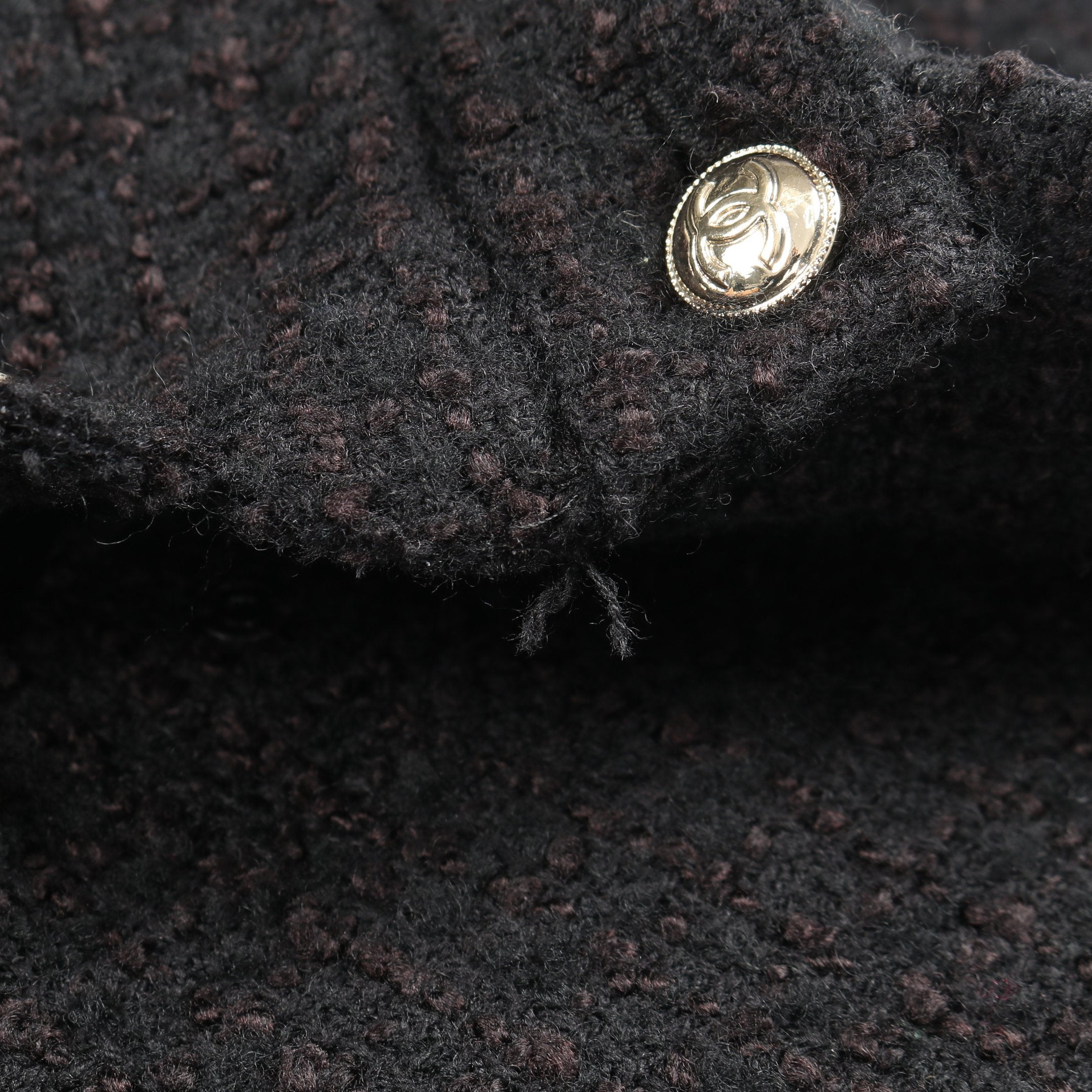 ココマークボタン ツイード スカート ウール ブラック シャネル – RECLO