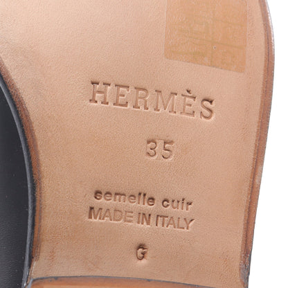 ジャンピング ケリー ブーツ レザー ブラック エルメス シューズ HERMES