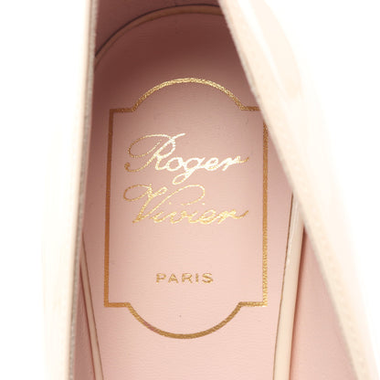 パンプス エナメルレザー ピンクベージュ ロジェヴィヴィエ シューズ Roger Vivier