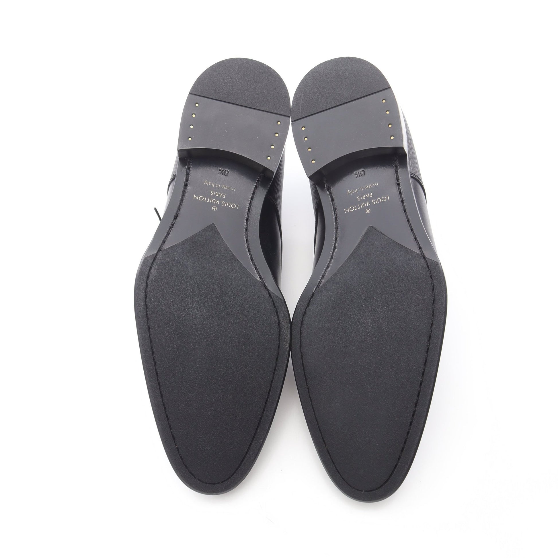 ウォールストリートライン ダービーシューズ エピ ドレスシューズ レザー ブラック ルイヴィトン シューズ LOUIS VUITTON