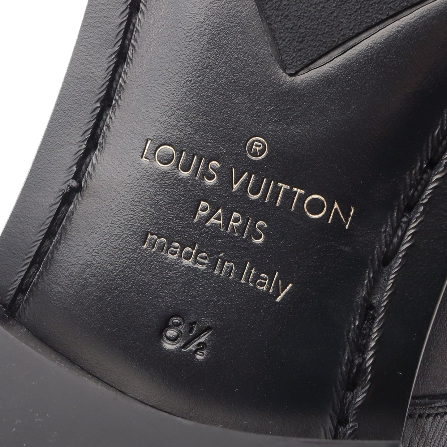 ウォールストリートライン ダービーシューズ エピ ドレスシューズ レザー ブラック ルイヴィトン シューズ LOUIS VUITTON