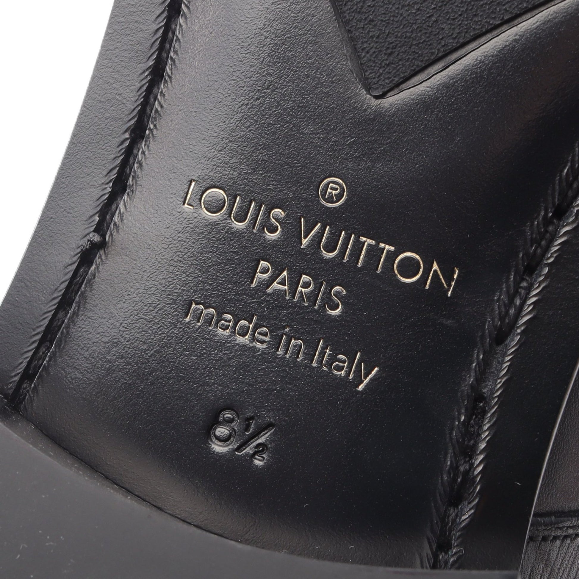 ウォールストリートライン ダービーシューズ エピ ドレスシューズ レザー ブラック ルイヴィトン シューズ LOUIS VUITTON