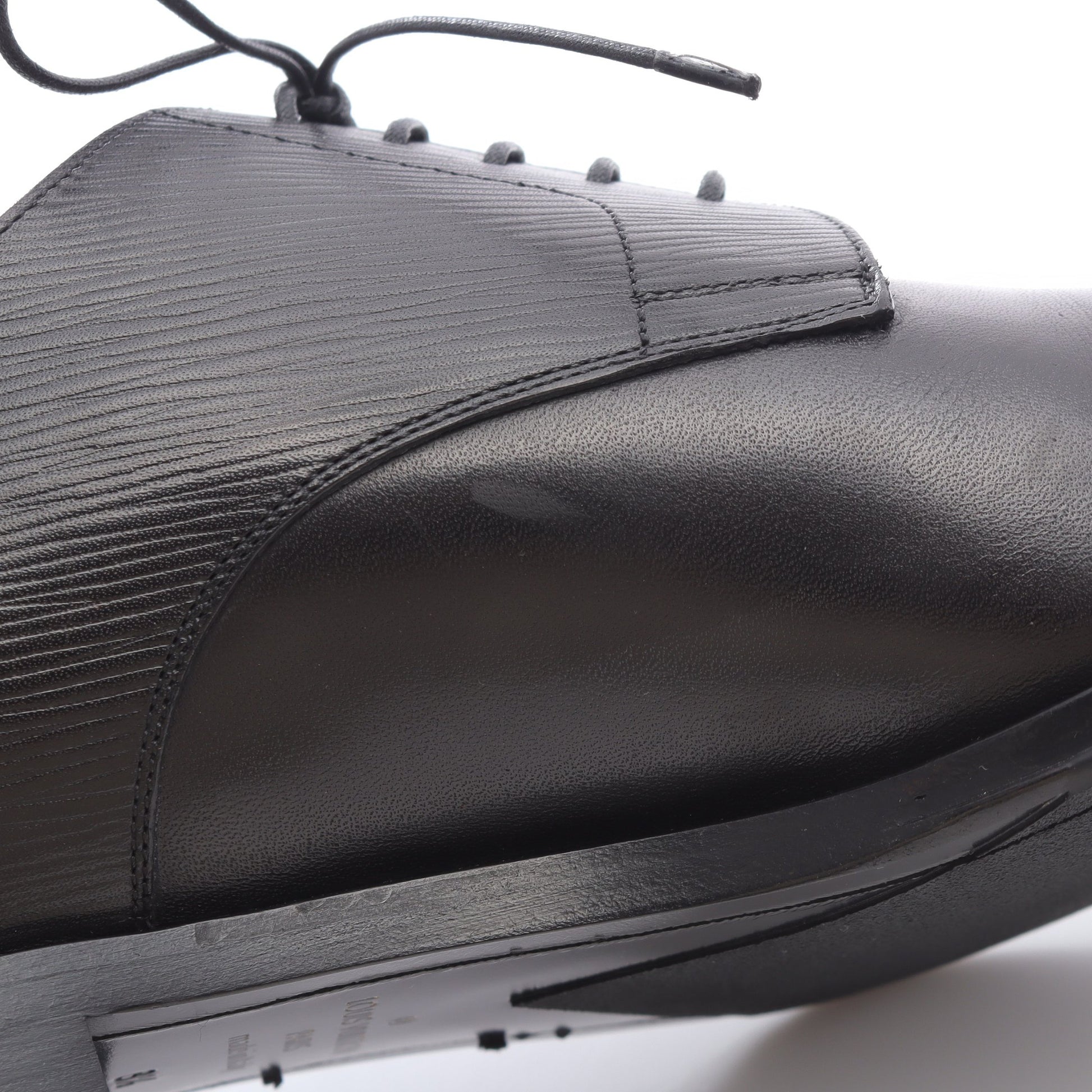 ウォールストリートライン ダービーシューズ エピ ドレスシューズ レザー ブラック ルイヴィトン シューズ LOUIS VUITTON