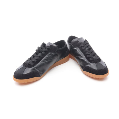 ココマーク スニーカー レザー スエード ブラック シャネル シューズ CHANEL