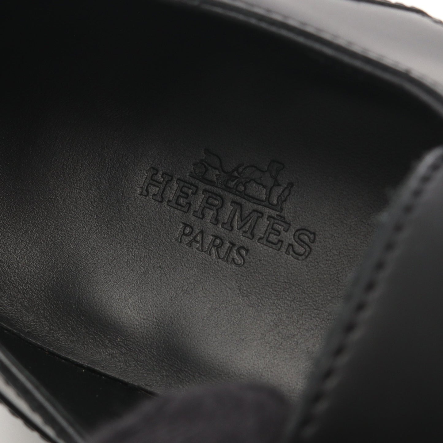 ファースト ケリー ローファー レザー ブラック エルメス シューズ HERMES