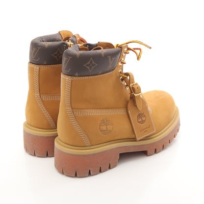 LV × Timberland 6-IN ブーツ ヌバック レザー ベージュ ダークブラウン ルイヴィトン シューズ LOUIS VUITTON