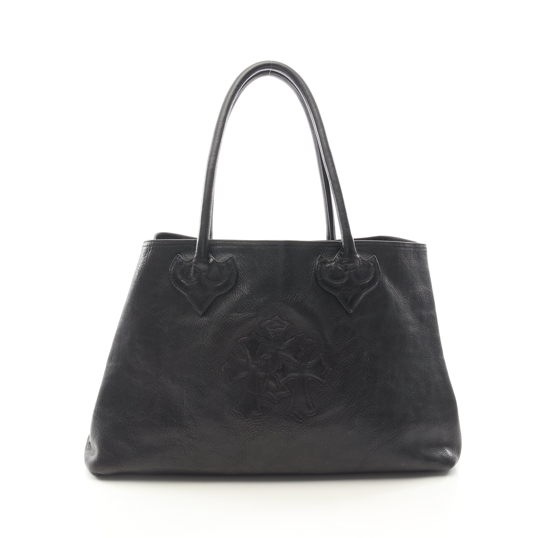 3セメタリークロスパッチ ショルダーバッグ トートバッグ レザー