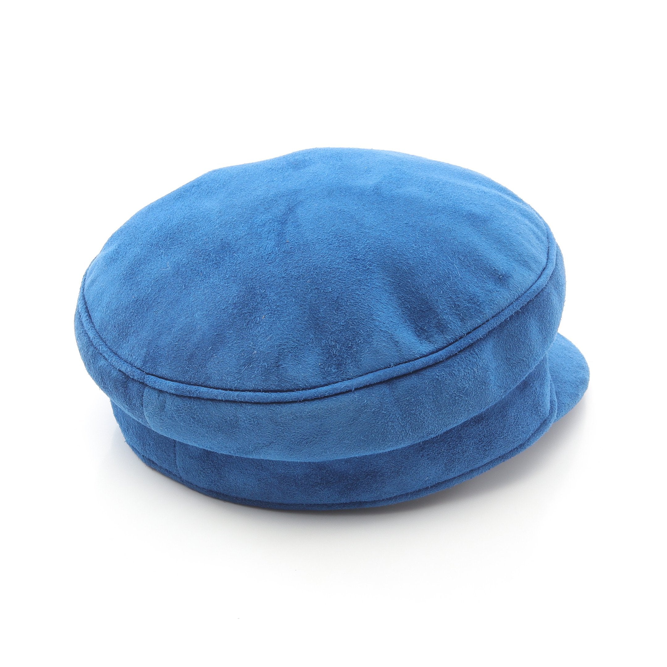 キャスケット 帽子 レザー ブルー エルメス – RECLO