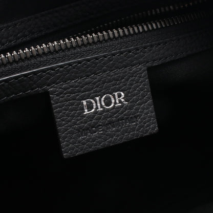 Weekender ウィークエンダー 25 マキシオブリーク ハンドバッグ キャンバス レザー ネイビー ブラック 2WAY ディオール バッグ DIOR