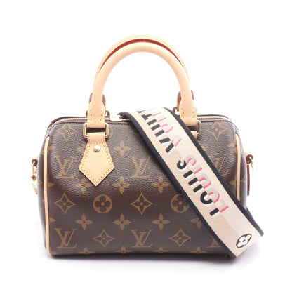 スピーディ バンドリエール20 モノグラム ハンドバッグ PVC レザー ブラウン 2WAY ルイヴィトン バッグ LOUIS VUITTON