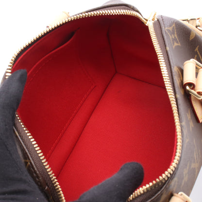 スピーディ バンドリエール20 モノグラム ハンドバッグ PVC レザー ブラウン 2WAY ルイヴィトン バッグ LOUIS VUITTON