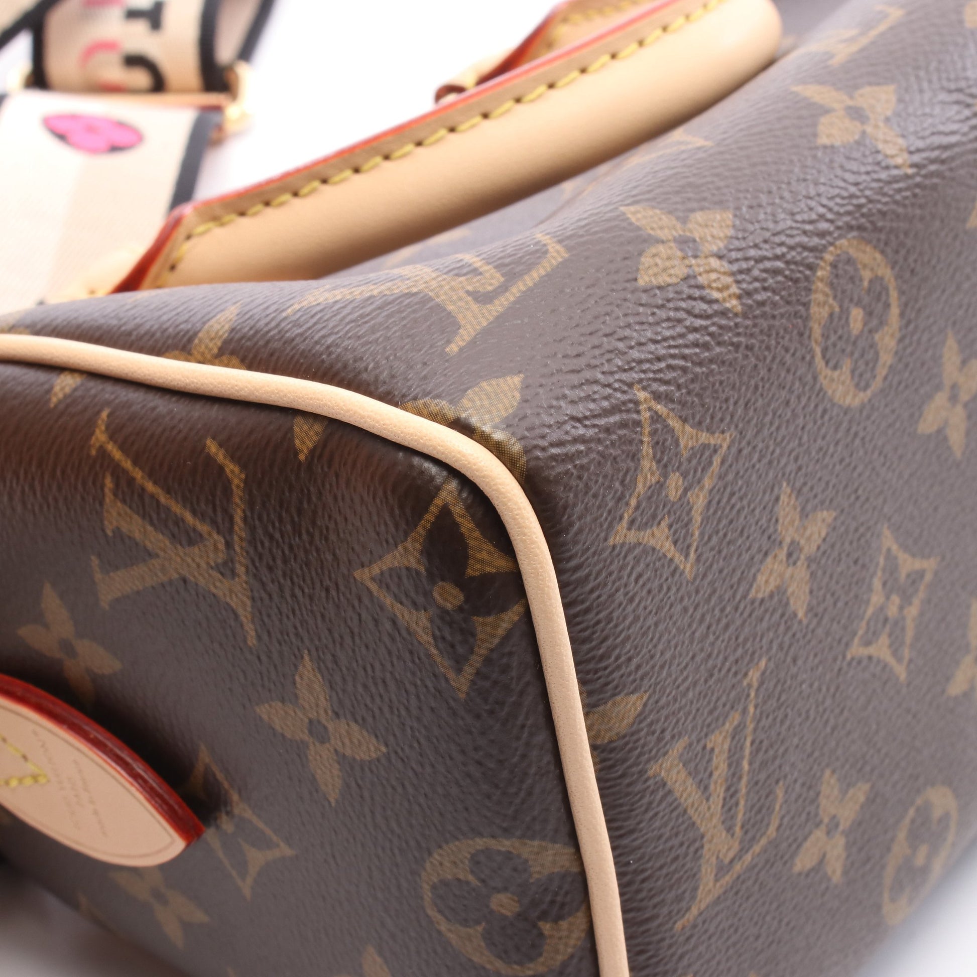 スピーディ バンドリエール20 モノグラム ハンドバッグ PVC レザー ブラウン 2WAY ルイヴィトン バッグ LOUIS VUITTON