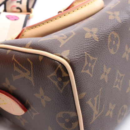スピーディ バンドリエール20 モノグラム ハンドバッグ PVC レザー ブラウン 2WAY ルイヴィトン バッグ LOUIS VUITTON