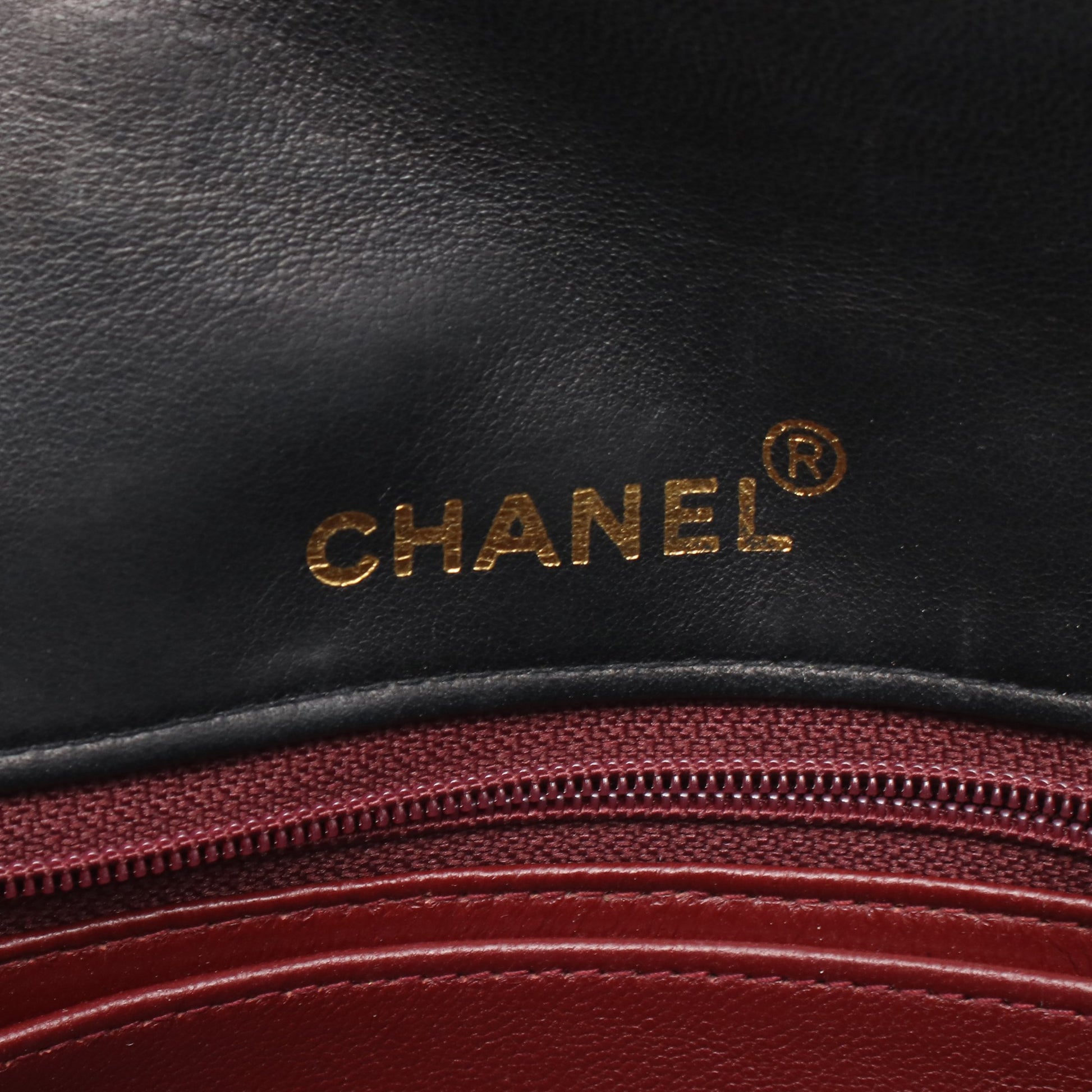 ミニマトラッセ ダイアナフラップ チェーンショルダーバッグ ラムスキン ブラック ゴールド金具 シャネル バッグ CHANEL