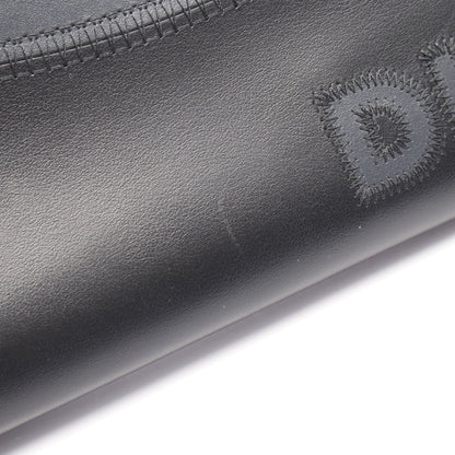 ロゴ ラウンドファスナー長財布 レザー ブラック ダークグレー ディオール 財布・小物 DIOR