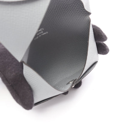 カルヴィ ブルーグラシエ コインケース ヴォーエプソン ブルーグレー シルバー金具 W刻印 エルメス 財布・小物 HERMES