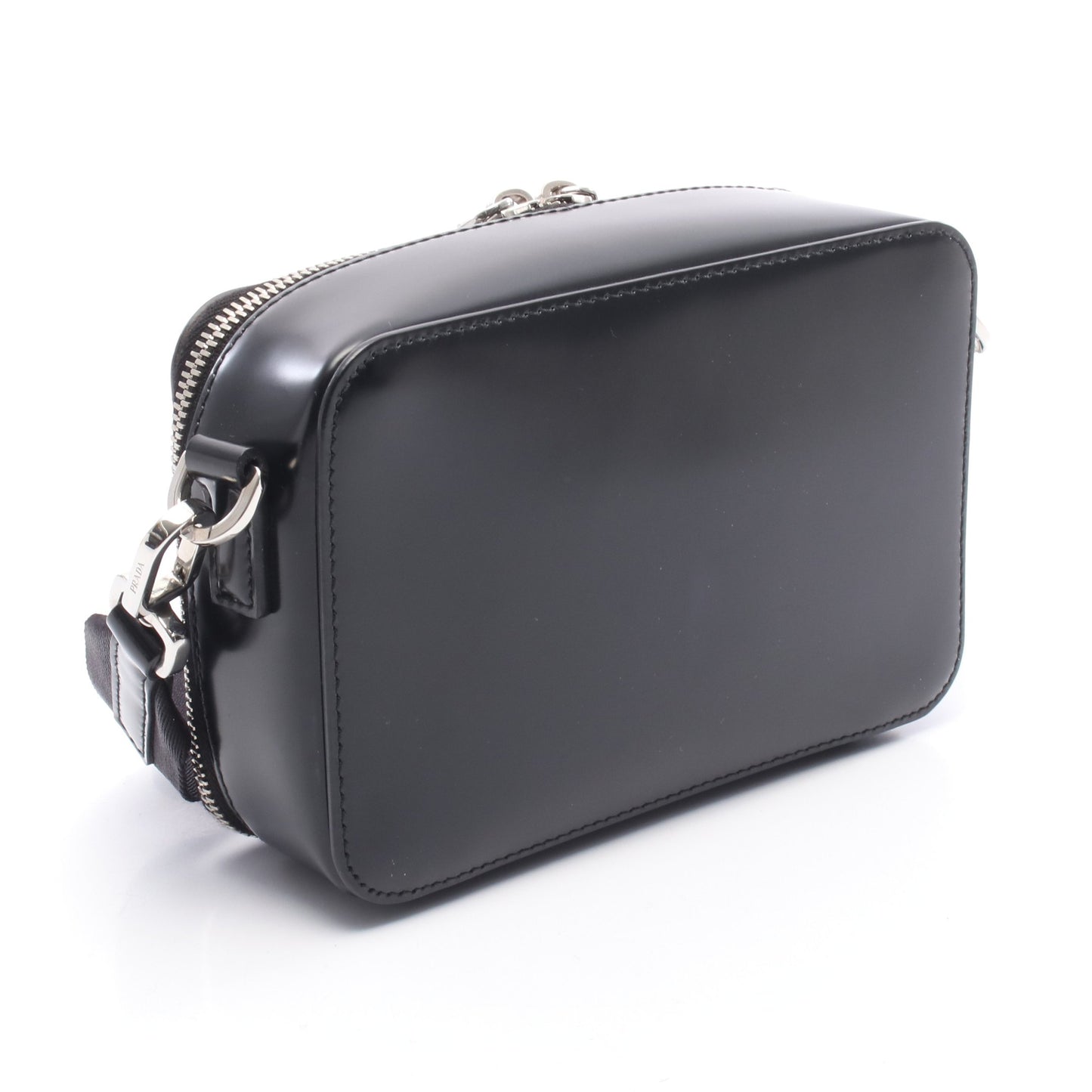 ショルダーバッグ レザー ブラック プラダ バッグ PRADA