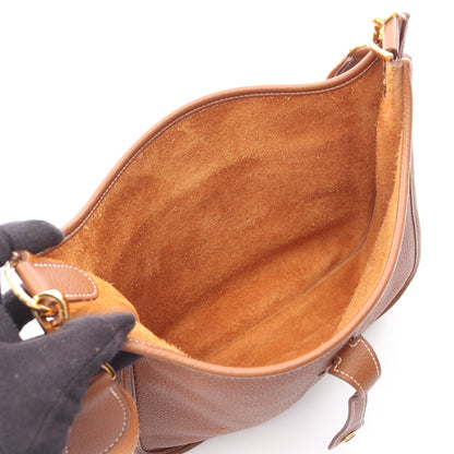 エヴリン 3 トロワ PM ゴールド ショルダーバッグ トリヨンクレマンス ブラウン ゴールド金具 B刻印 エルメス バッグ HERMES
