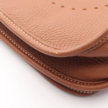 エヴリン 3 トロワ PM ゴールド ショルダーバッグ トリヨンクレマンス ブラウン ゴールド金具 B刻印 エルメス バッグ HERMES