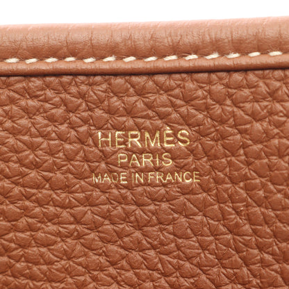 エヴリン 3 トロワ PM ゴールド ショルダーバッグ トリヨンクレマンス ブラウン ゴールド金具 B刻印 エルメス バッグ HERMES