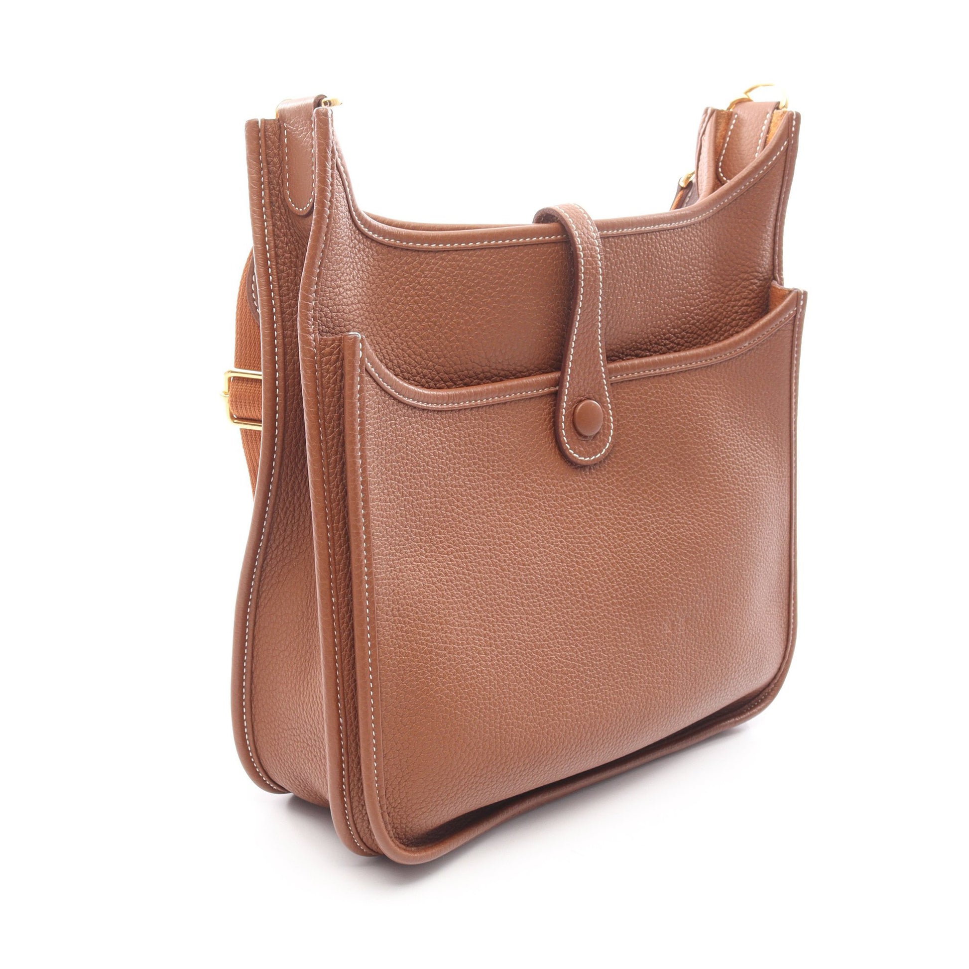 エヴリン 3 トロワ PM ゴールド ショルダーバッグ トリヨンクレマンス ブラウン ゴールド金具 B刻印 エルメス バッグ HERMES