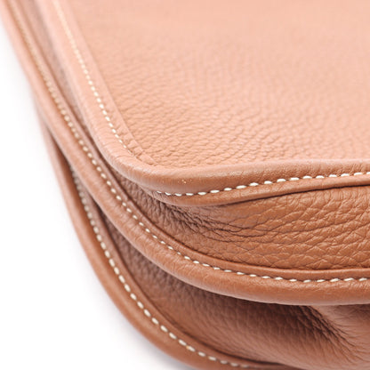 エヴリン 3 トロワ PM ゴールド ショルダーバッグ トリヨンクレマンス ブラウン ゴールド金具 B刻印 エルメス バッグ HERMES