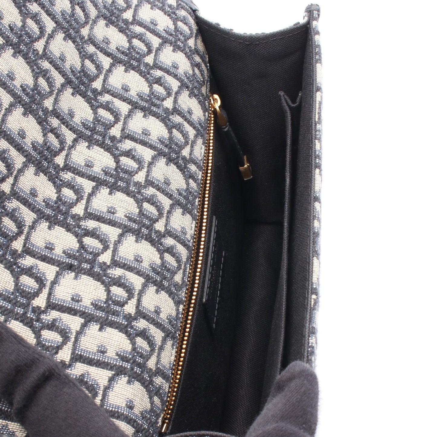 30 MONTAIGNE オブリーク ジャカード ショルダーバッグ キャンバス レザー ネイビー グレー クリスチャンディオール バッグ Christian Dior