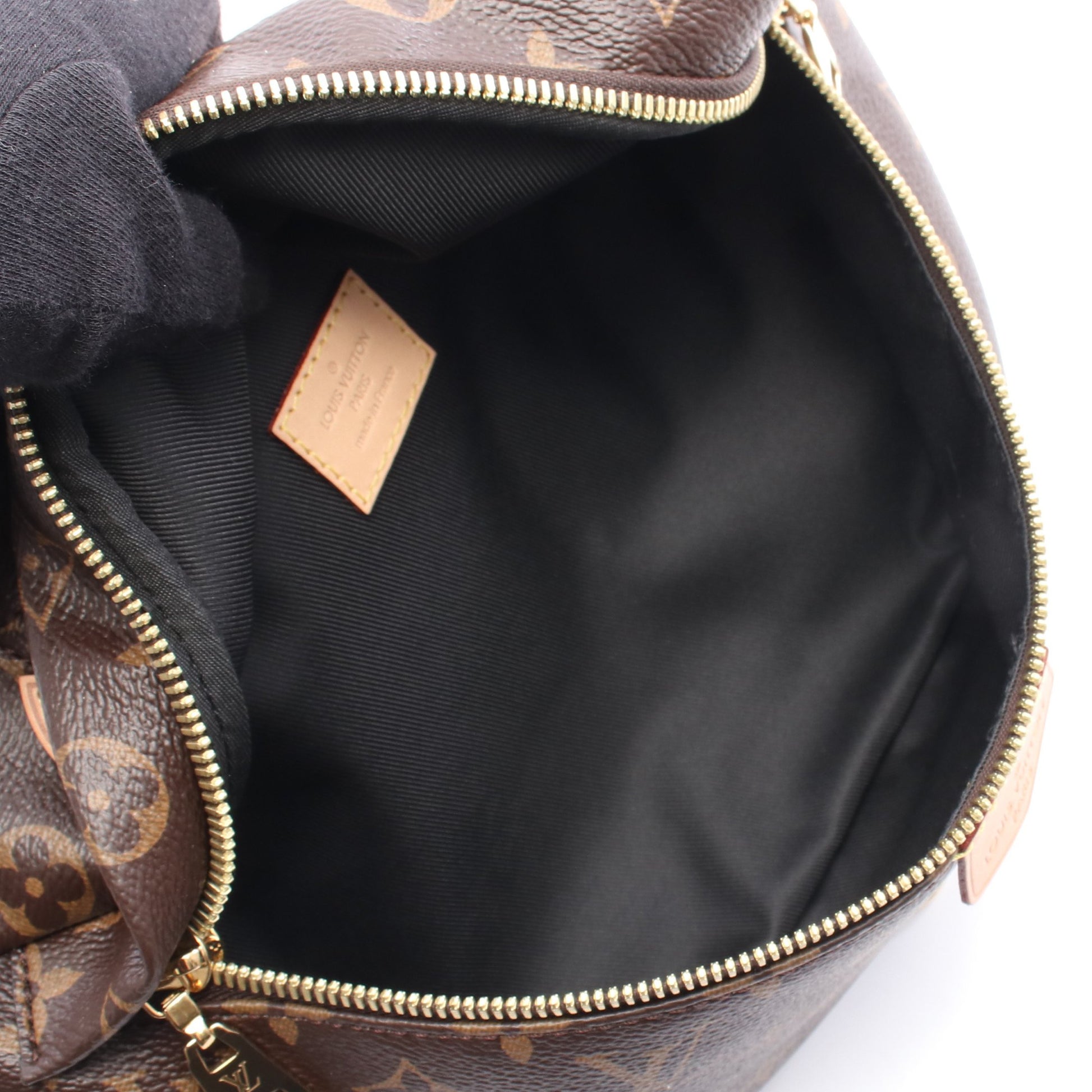 バムバッグ モノグラム ボディバッグ PVC レザー ブラウン ルイヴィトン バッグ LOUIS VUITTON