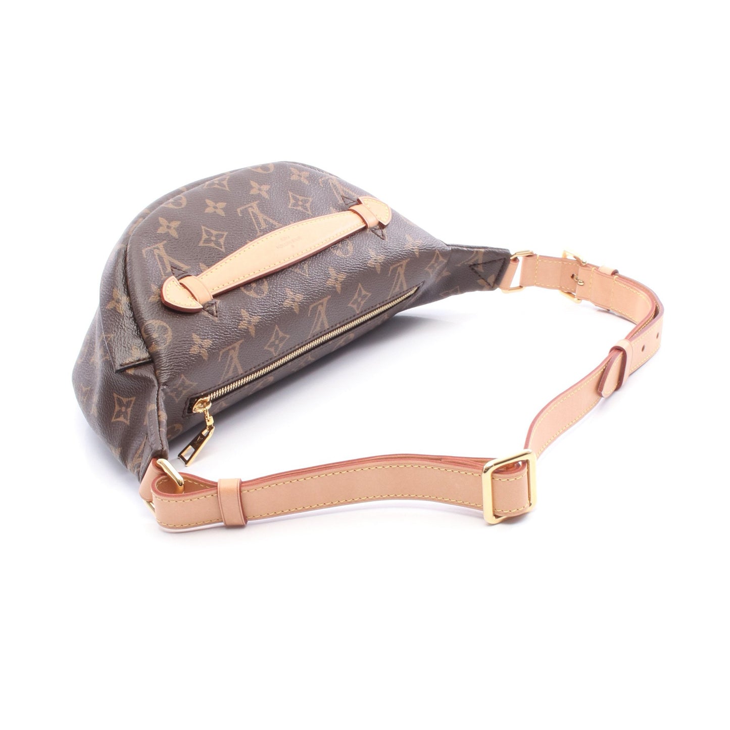 バムバッグ モノグラム ボディバッグ PVC レザー ブラウン ルイヴィトン バッグ LOUIS VUITTON