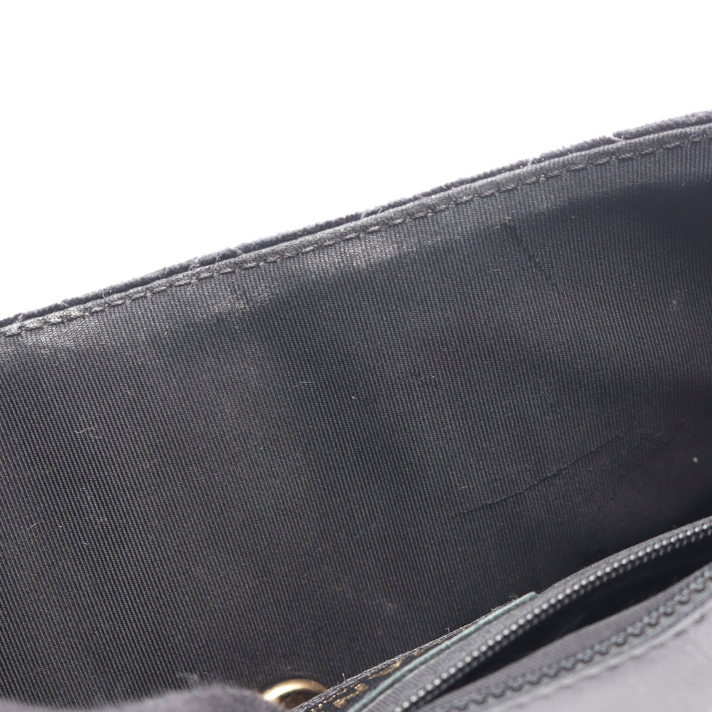 マトラッセ Wチェーンショルダーバッグ ベロア ラムスキン ブラック ゴールド金具 シャネル バッグ CHANEL