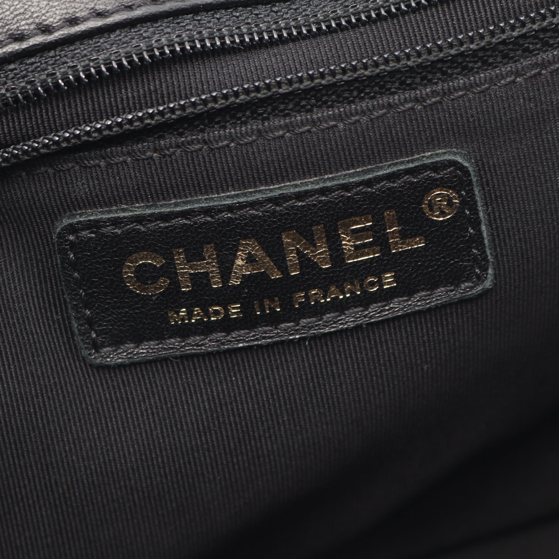 マトラッセ Wチェーンショルダーバッグ ベロア ラムスキン ブラック ゴールド金具 シャネル バッグ CHANEL