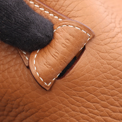 エヴリン 3 トロワ PM ゴールド ショルダーバッグ トリヨンクレマンス ライトブラウン シルバー金具 K刻印 エルメス バッグ HERMES