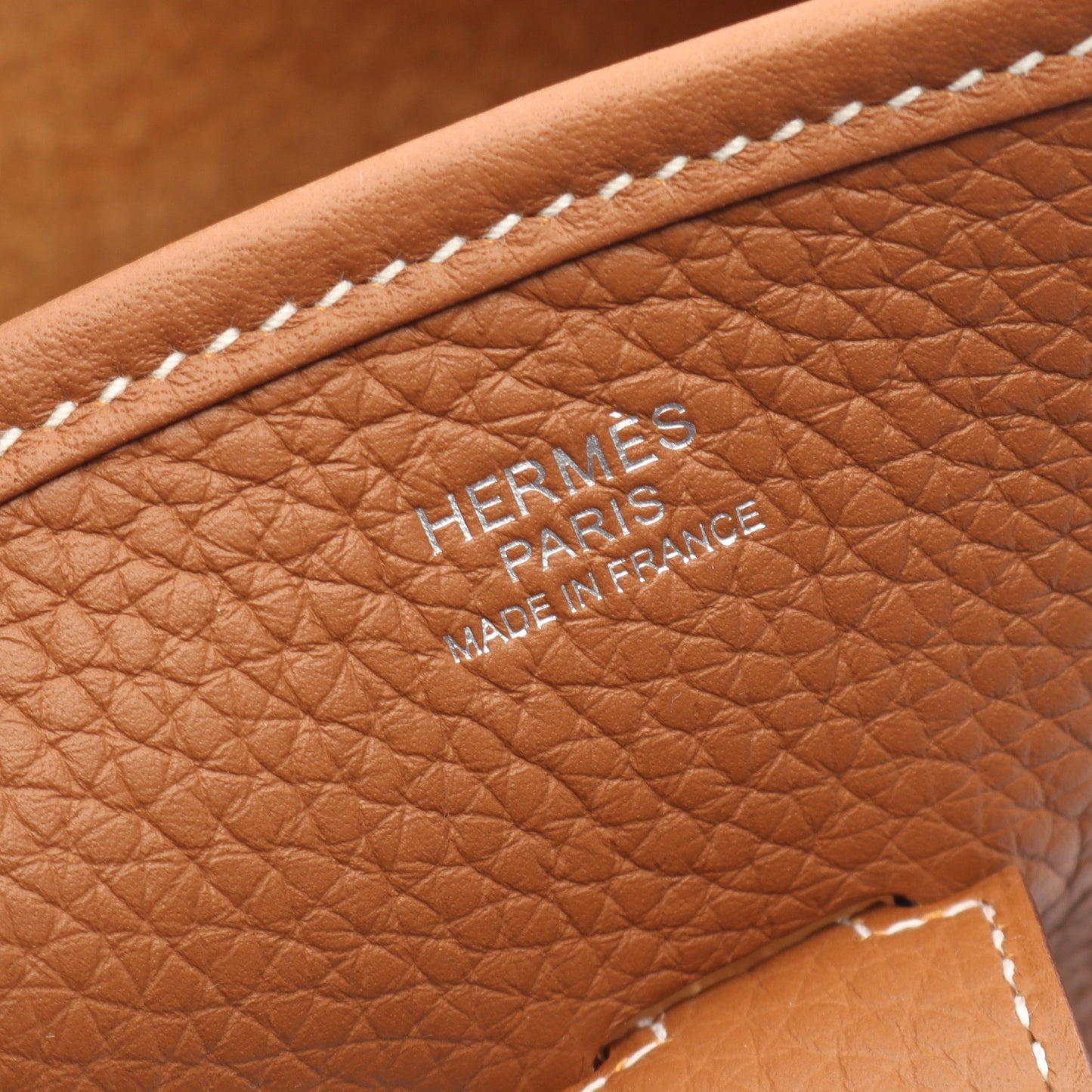 エヴリン 3 トロワ PM ゴールド ショルダーバッグ トリヨンクレマンス ライトブラウン シルバー金具 K刻印 エルメス バッグ HERMES