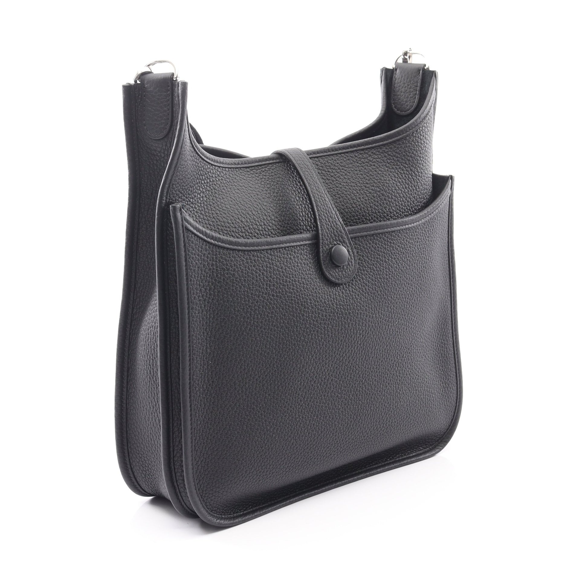 エヴリン 3 トロワ PM ショルダーバッグ トリヨンクレマンス ブラック シルバー金具 K刻印 エルメス バッグ HERMES