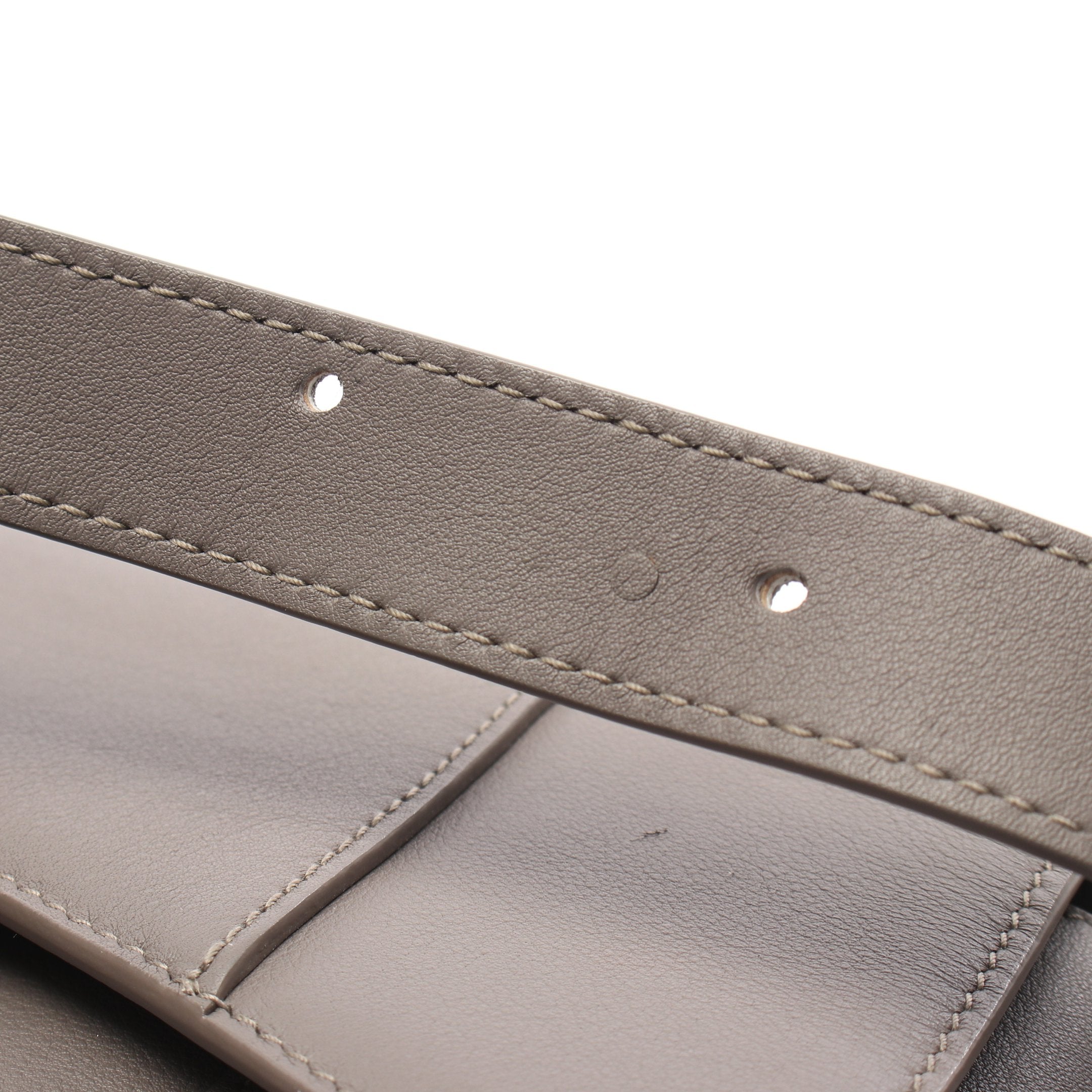 DOWNTOWN ダウンタウン XS ショルダーバッグ レザー グレー