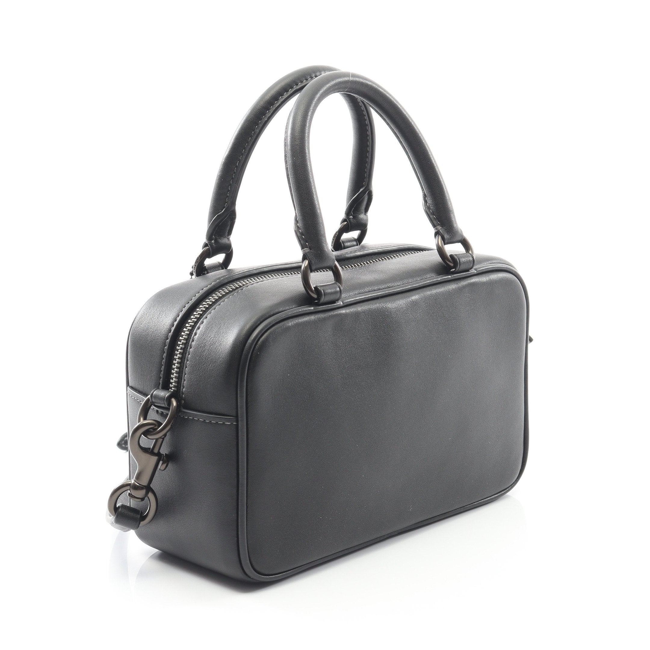 サッチェル ハンドバッグ レザー ブラック 2WAY コーチ – RECLO