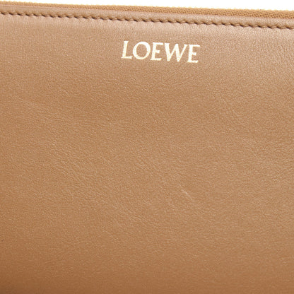 ノット ジップアラウンドウォレット ラウンドファスナー長財布 レザー ブラウン ロエベ 財布・小物 LOEWE