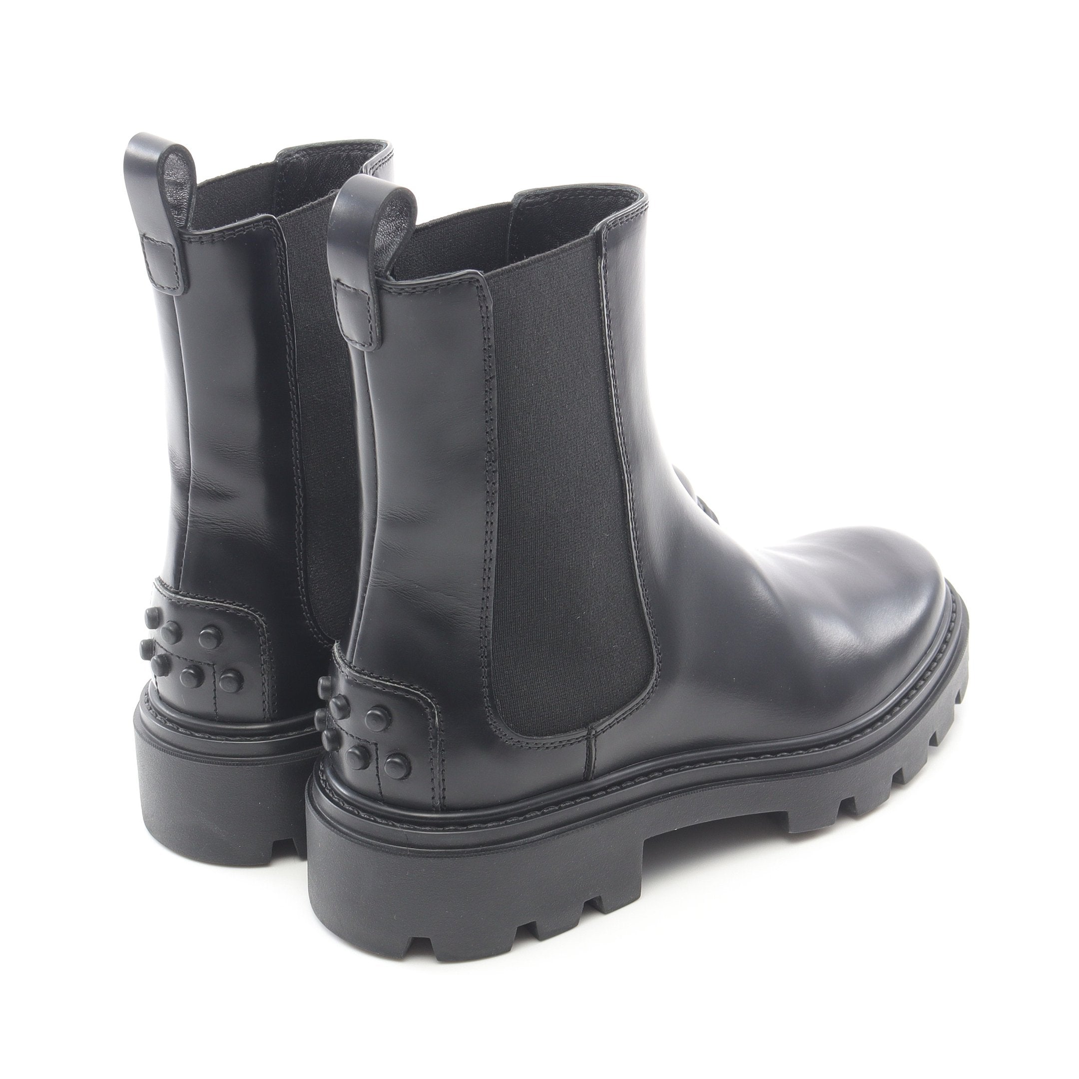 サイドゴアブーツ レザー ブラック トッズ – RECLO