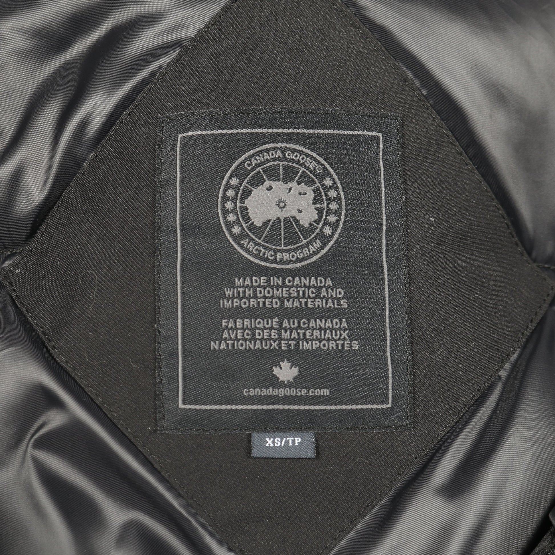 CHATEAU PARKA BLACK LABEL HERITAGE シャトー パーカー ダウンジャケット ブラック フード付き カナダグース アウター CANADA GOOSE