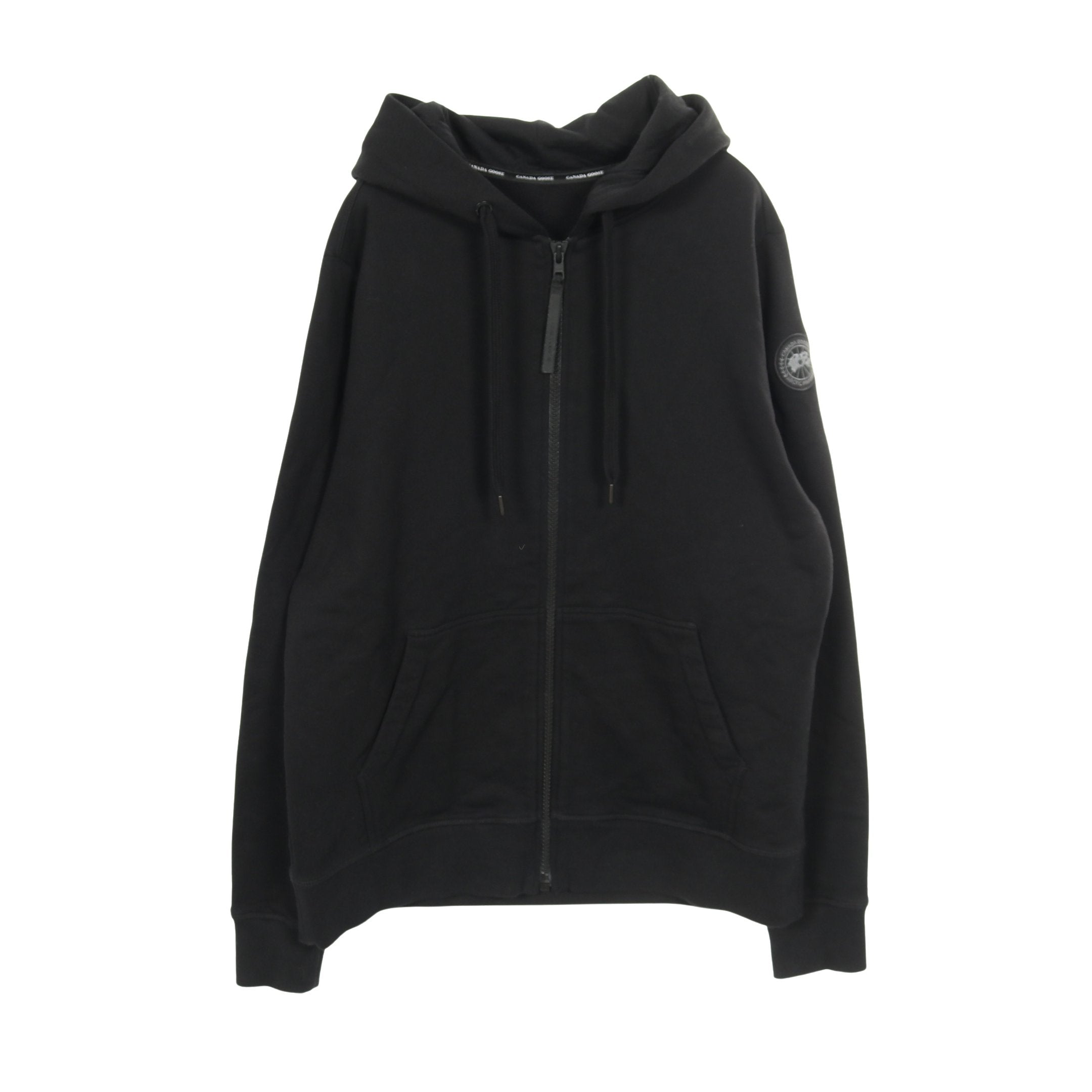 HURON FULL ZIP HOODY BLACK LABEL ジップアップパーカー コットン