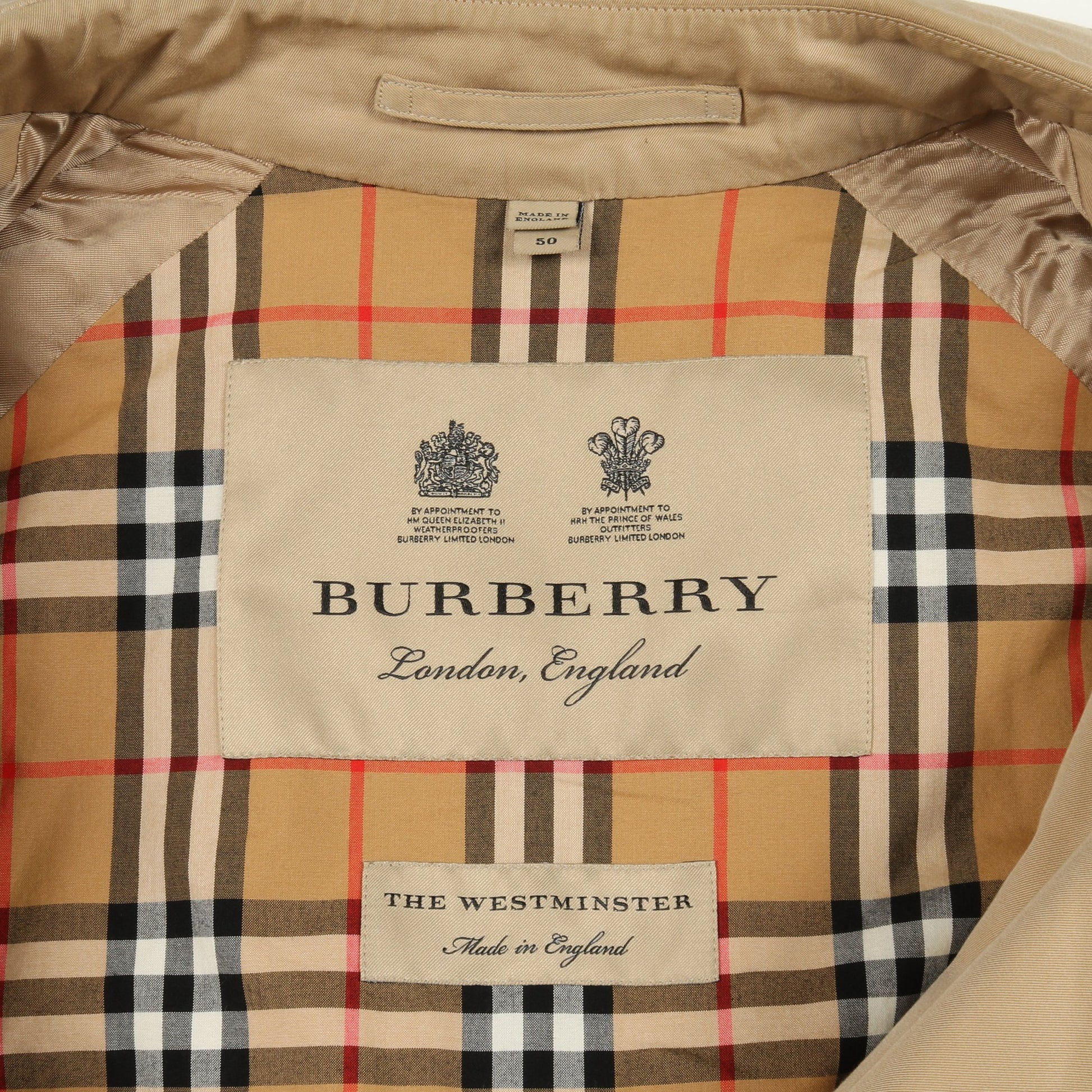 ウエストミンスター ヘリテージ トレンチコート コットン ベージュ バーバリー アウター BURBERRY
