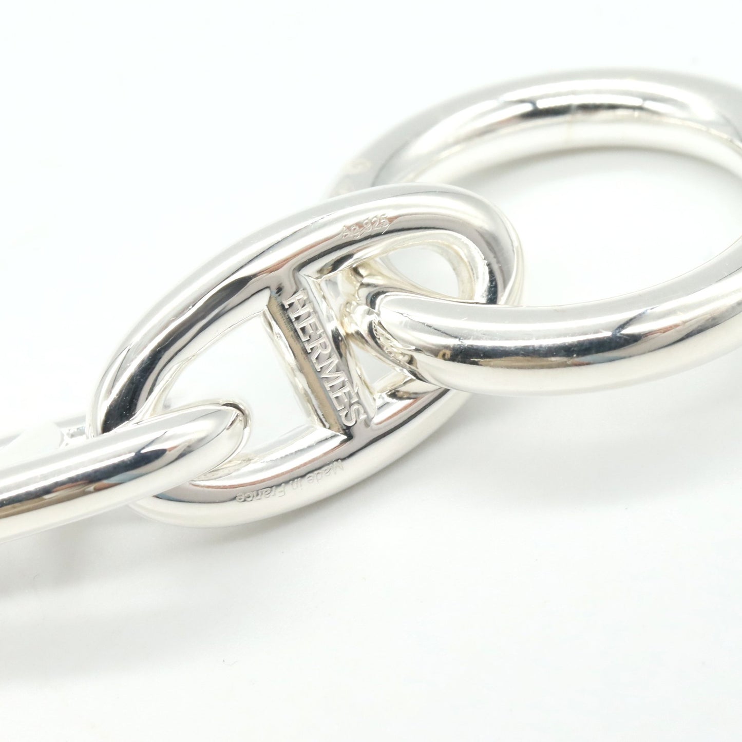 シェーヌダンクル MM 15コマ ブレスレットG ブレスレット SV925 シルバー エルメス アクセサリー HERMES