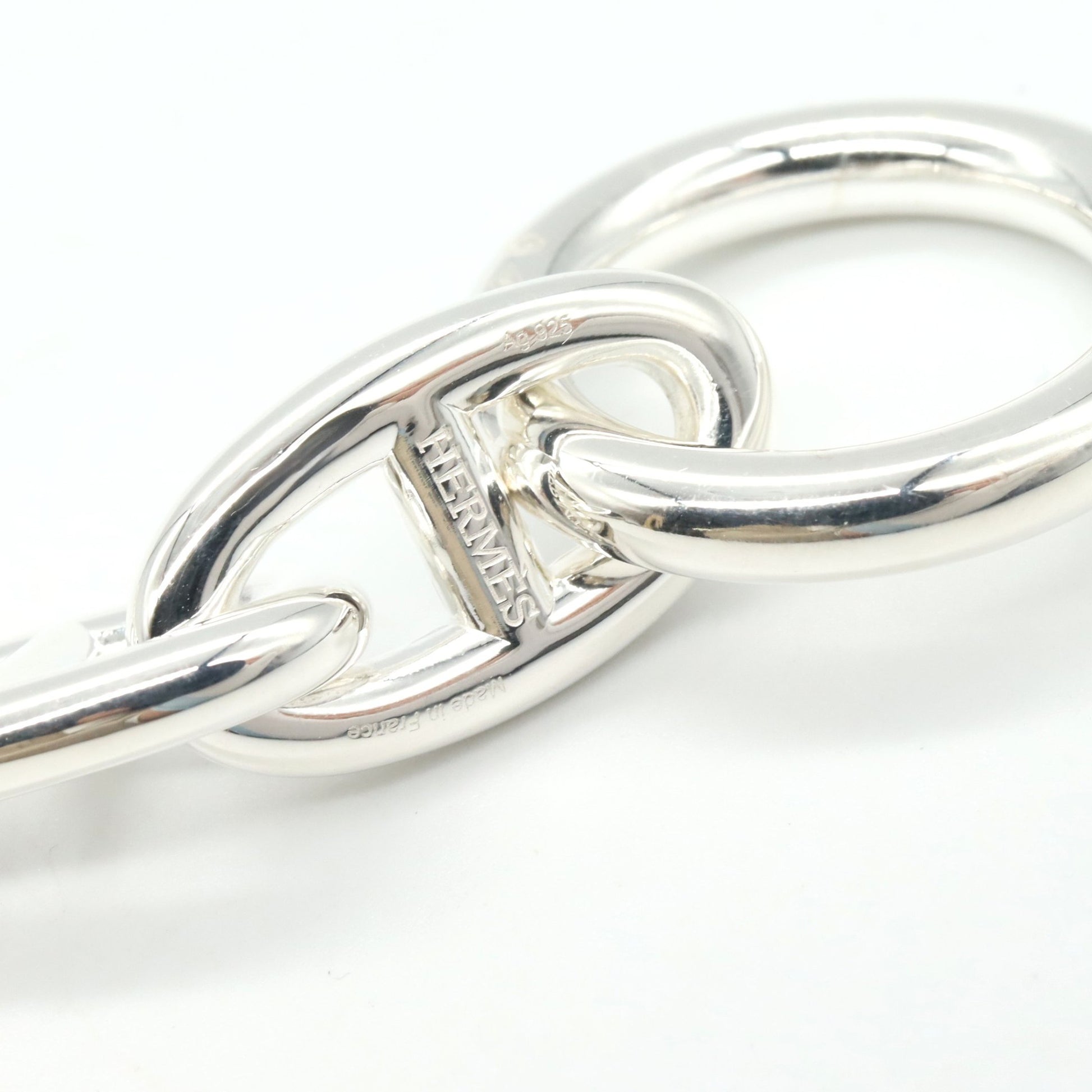 シェーヌダンクル MM 15コマ ブレスレットG ブレスレット SV925 シルバー エルメス アクセサリー HERMES
