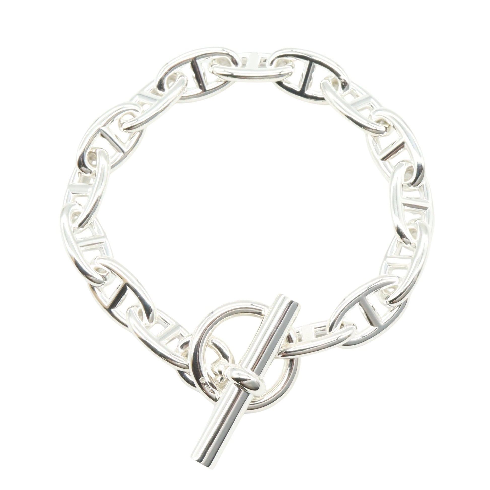 シェーヌダンクル MM 15コマ ブレスレットG ブレスレット SV925 シルバー エルメス アクセサリー HERMES