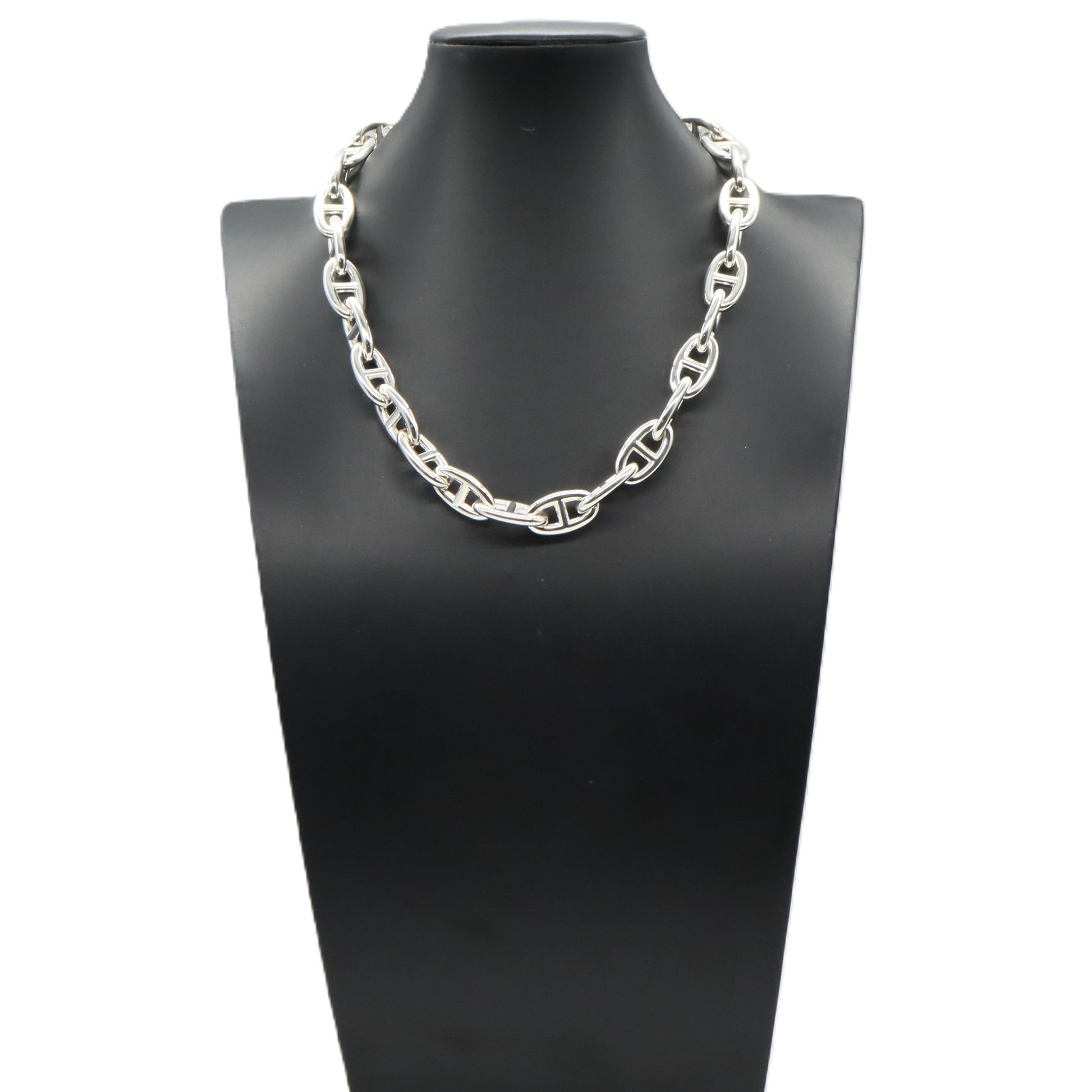 シェーヌダンクル GM 29コマ ネックレス ネックレス SV925 シルバー エルメス アクセサリー HERMES