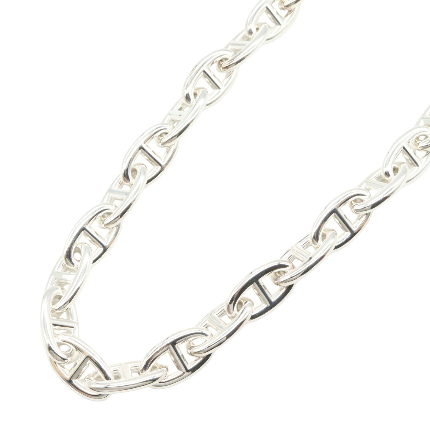 シェーヌダンクル GM 29コマ ネックレス ネックレス SV925 シルバー エルメス アクセサリー HERMES
